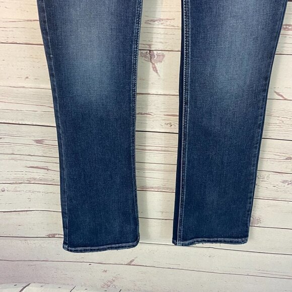 Silver Jeans Aiko Slim Boot Women's Size 27 (28 x 32) Medium Wash - Picture 2 of 11